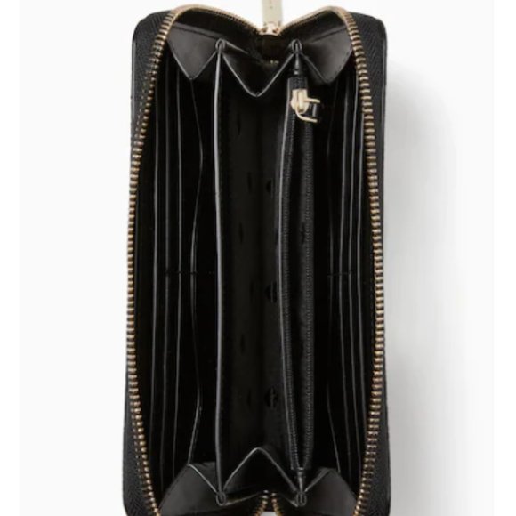 kate spade  slim continental leather wallet New With Tag - Picture 2 of 5